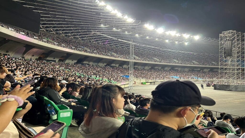 039萬張早早售罄，世運主場館爆滿。時光新聞傳真，莊依純拍攝