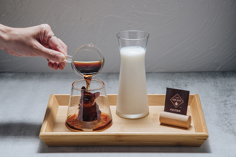 圖六、特色風味冰磚咖啡。 圖片來源：MILANI樂甜點提供。 1